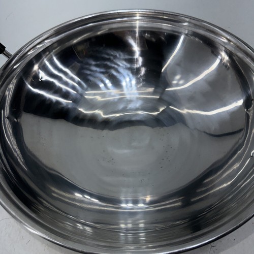 Vintage CookTime Cookware Stainless Steel Wok with Copper Bottom & Lid for Gas - Picture 4 of 9