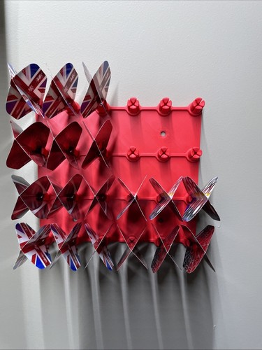 DART FLIGHT HOLDER | HOLDS 8 SETS | WALL OR DESK MOUNTED - Picture 2 of 2