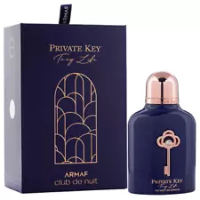 Club de Nuit Private Key To My Life by Armaf 3.4 oz Extrait De Parfum Unisex NIB
