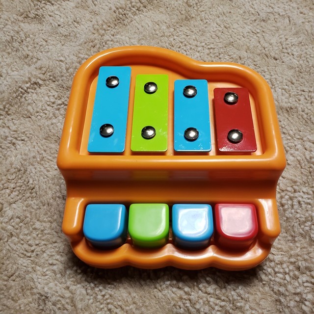 Infantino Orange Infant Piano Music ages 6 mos & up Multicolor eBay