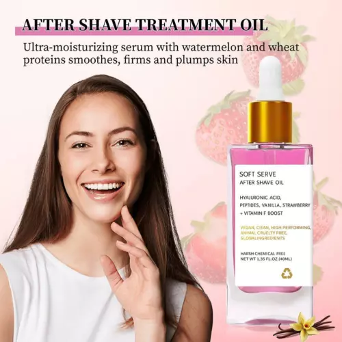 Truly Beauty Strawberry Vanilla After Shave Oil for Smooth Skin Post Shave - Picture 5 of 8