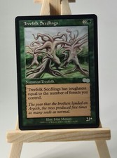 Treefolk Seedlings Urza´s Saga Magic Karte MTG englisch (Baumvolksprößlinge) 278