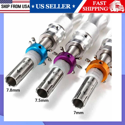 3PCS Tubular 7 Pins Tool Accessories Stainless Adjustable Tool 7mm 7.5mm 7.8mm - Bild 2 von 22