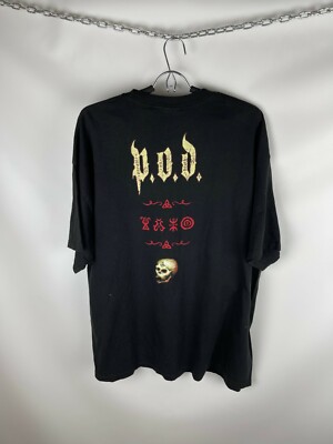 Vintage 2003 Payable on Death “P.O.D” band tee shirt | eBay