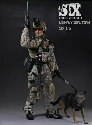1/6 US Navy Seal Team 6 K9 w/dog from Playhouse. MIB | eBay