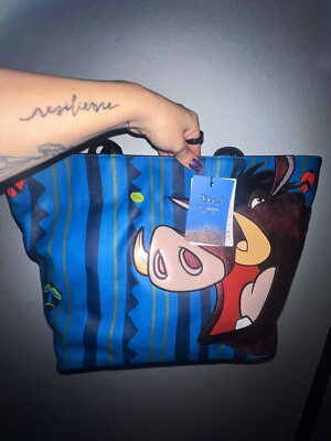 Danielle Nicole 2-in-1 Tote: Lion King Timon & Pumba New With Tags