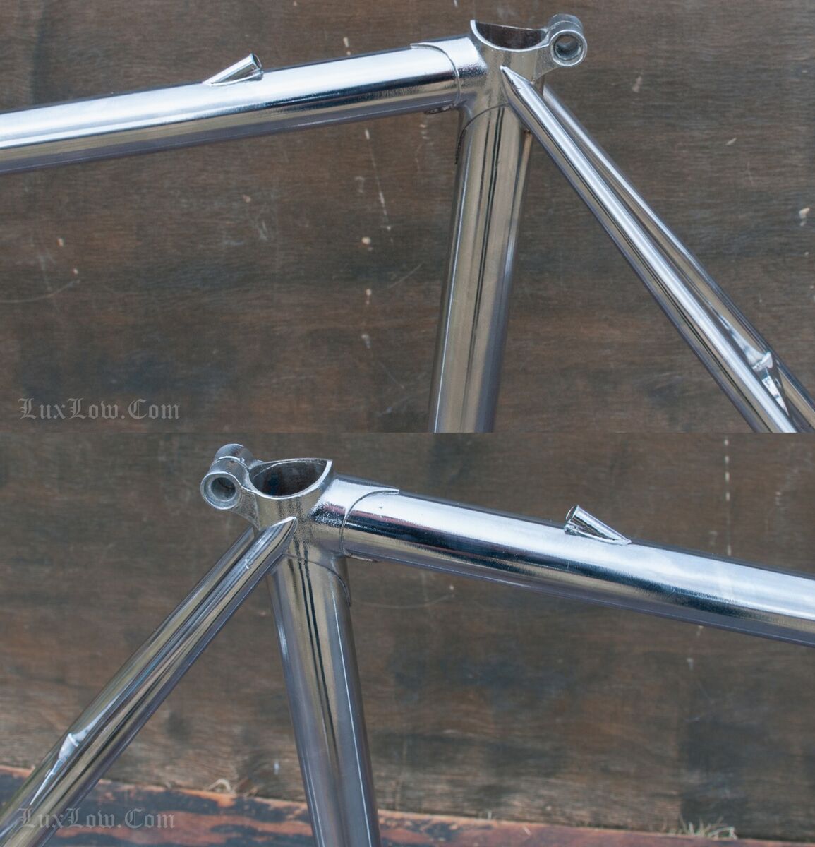 Vintage Chrome Bianchi RoadBike FRAME FORK Columbus SLX Vintage Chrome Bianchi RoadBike FRAME FORK Columbus SLX