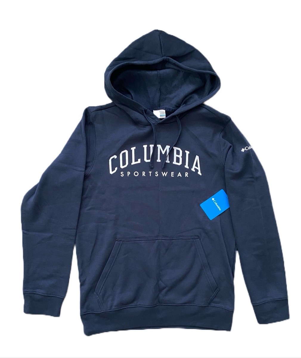 Columbia Mens Sportswear Trek Hoodie Pullover Navy Size Small