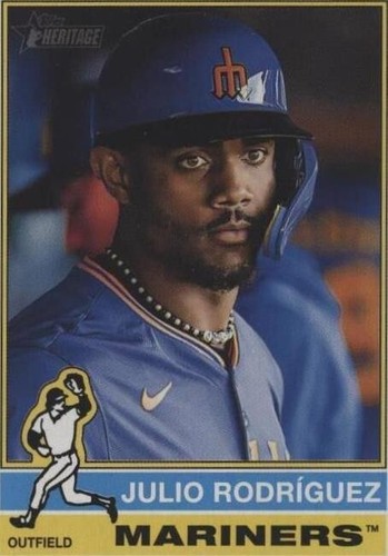 2025 Topps Heritage - Yariel Rodriguez #357 Chrome Aqua Sparkle