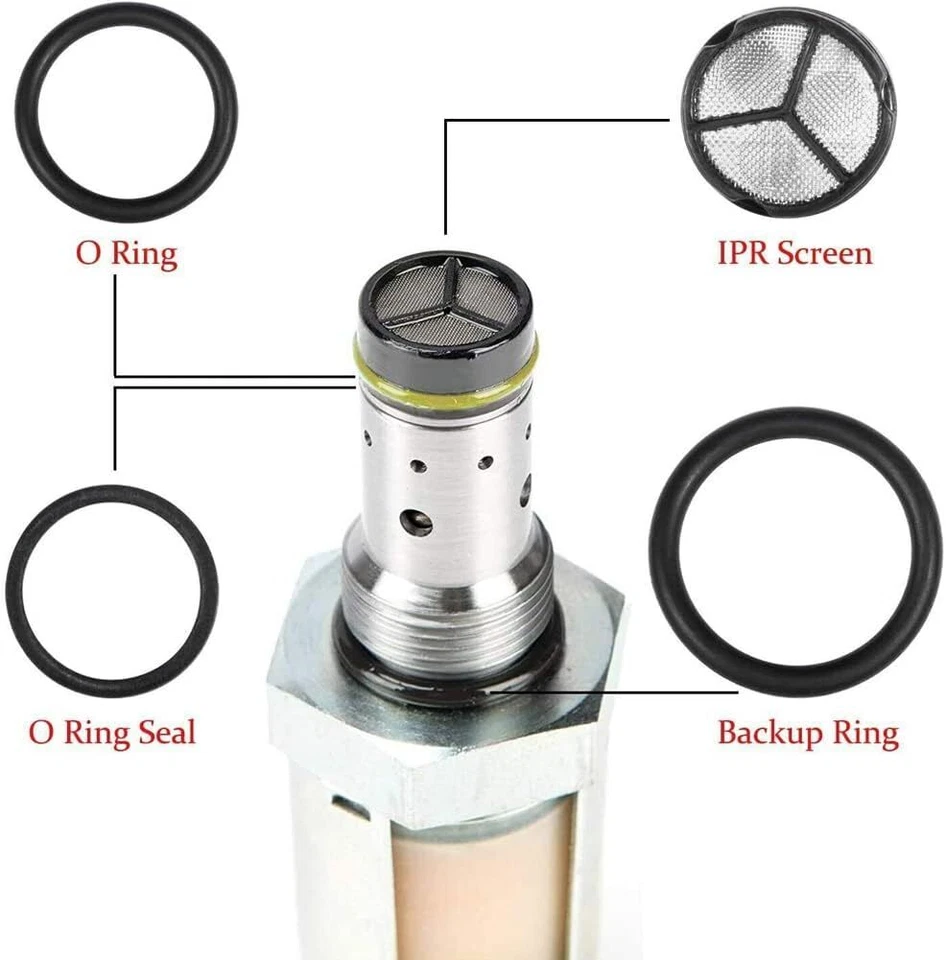 For Ford 2003-2010 6.0L Powerstroke F250 F350 6.0 IPR Valve Socket with Seal Kit Foto 2 de 4