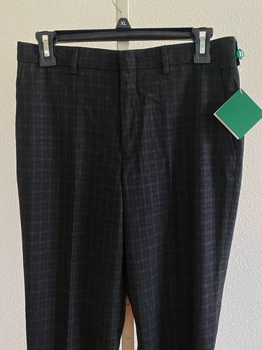 B by Brooks Brothers Big Boys Charcoal Classic Dress Pants Size 18R Stretch - Picture 3 of 3