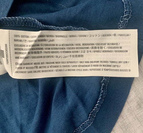 NWT - Abercrombie & Fitch Men's Size S Soft Blue Pullover (100% cotton) - Picture 7 of 7