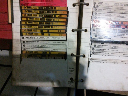 yamaha manuals micro fiche. All models from 50 cc up to V MAX. 1980 up to 1991 - Picture 4 of 4