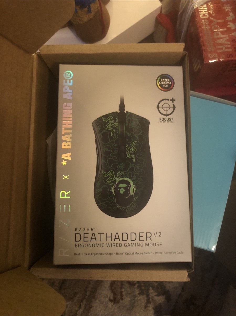 A BATHING APE Goods BAPE x RAZER NEON CAMO MOUSE NOW IN HAND | eBay