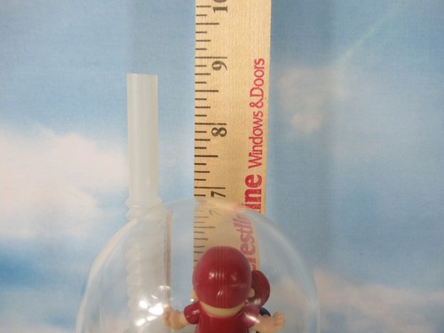 Indiana University IU Wind-Up Mascot Kids Toddler Sippy Straw Cup G2 - Picture 5 of 5