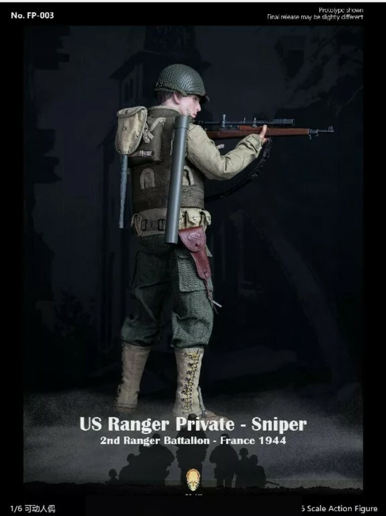 1/6 A80144 WWII US 2nd Ranger Battalion Series 4 Private Jackson