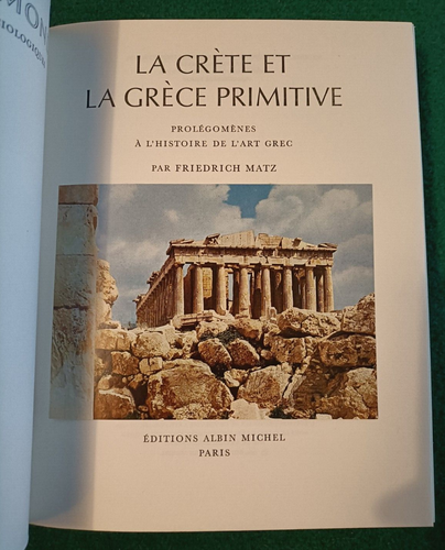 Livre - LA CRETE ET LA GRECE PRIMITIVE - L'ART DANS LE MONDE - 1962 - Imagen 4 de 12