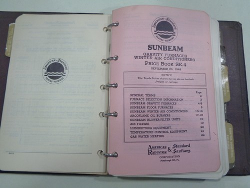 American Radiator and Standard Sanitary Catalog 1947 Vintage Heating Boilers - Imagen 8 de 10