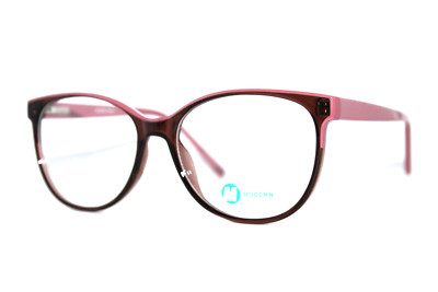 NEW MODERN OPTICAL ASSIGN GREY MAUVE AUTHENTIC EYEGLASSES FRAMES 57-17-145MM