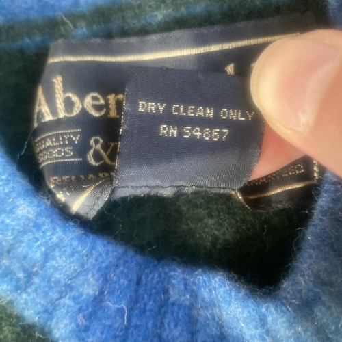 Abercrombie & Fitch Kid’s Sz L Wool Sweater Hunter Green Boy’s/Girl’s Christmas - Picture 5 of 7