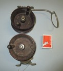 <!--F#f_0-->Vintage AVLEY BAKELITE FISHING REELS x 2 For restoration /parts Model 35 & 35/9<!--F/-->