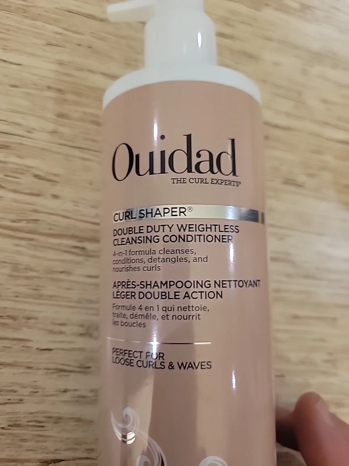 OUIDAD CURL SHAPER DOUBLE DUTY WEIGHTLESS CLEANSING CONDITIONER 16.9oz-NEW - Image 3 of 4