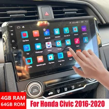 64G For Honda Civic 2016-2021 Apple Carplay Android 13 Car Stereo Radio GPS Navi