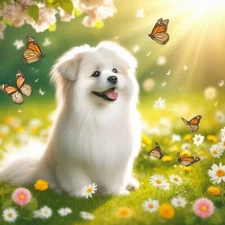 "Best Friend" is a 12" X 12" Framed One-of-a-Kind Original Image on Canvas