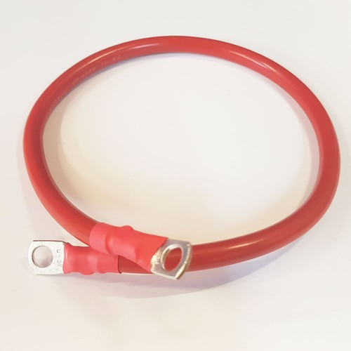 95mm2 500 Amp Battery Lead Power Strap Earth Leisure Cable Leads - 6 8 10 Lug - Picture 3 of 3