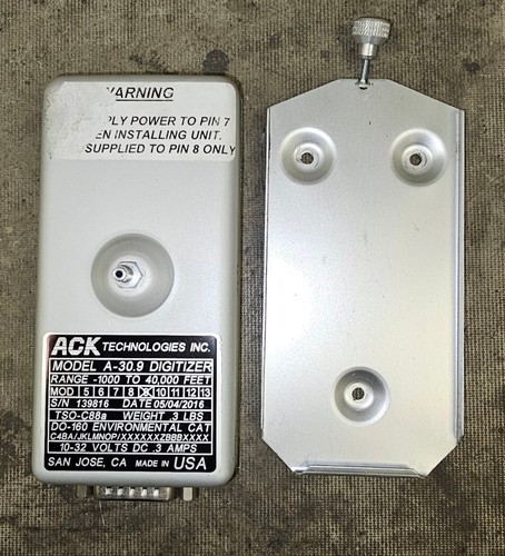ACK A-30.9 RS-232 Digitizer Encoder 10-32VDC W/ Mounting Tray & Conn. - Picture 5 of 5