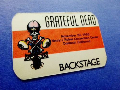 Grateful Dead Backstage Pass Oakland CA 11/22/85 11/22/1985 Aoxomoxoa R. Griffin - Picture 7 of 10