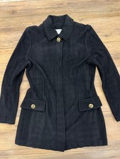 St. John Collection by Marie Gray Long Black Knit Suit Jacket, Size 6