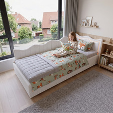 Polsterbett Schlafsofa 90x200cm Boxspringbett...