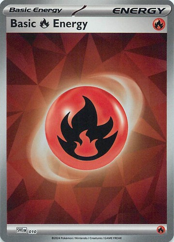 Basic Fire Energy Holo Common SVE: Scarlet & Violet Energies 010 NM