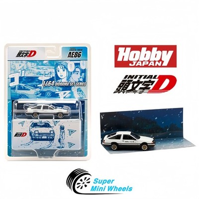 Hobby Japan 1:64 Initial D Toyota Sprinter Trueno AE86 Takumi Fujiwara & Natsuki