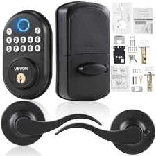VEVOR Fingerprint Door Lock with Level Handles Keyless Entry Door Lock Password