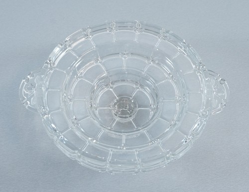 WMF Kristall Glas Käseigel Käsepyramide Käseplatte Cheese Server Vintage 70's - Picture 6 of 15