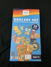 Aldi Play Jakk's Kids Grocery Play 26 Piece Set New in Box Pretend Play Shopping