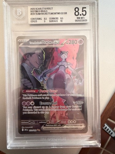Team Rocket's Mewtwo ex graded BGS 8.5 for sale on eBay