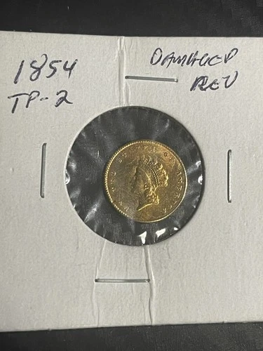 1854 Gold Indian Princess Small Head - 90%