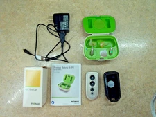 Phonak Bolero Pair Hearing Aids with accessories needs repair/parts