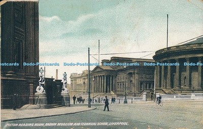 R001732 Picton Lesesaal Brown Museum and Technical School Liverpool Lewis
