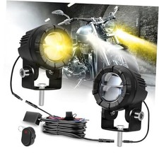 Motorcycle Spotlight Auxiliary Driving Light,30W Spotlight Wiring Harness