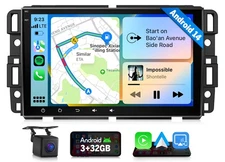 For Chevy Silverado 2007-2013 Bose Compatible Head Unit Apple Carplay Car Stereo