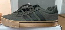 adidas Daily 4.0 Shoes Mens Olive Strata Gum Bottom Samba IF4494