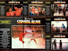 FOTOBUSTA SET COMPLETO MANIFESTO POSTER CINEMA STAYING ALIVE STALLONE TRAVOLTA