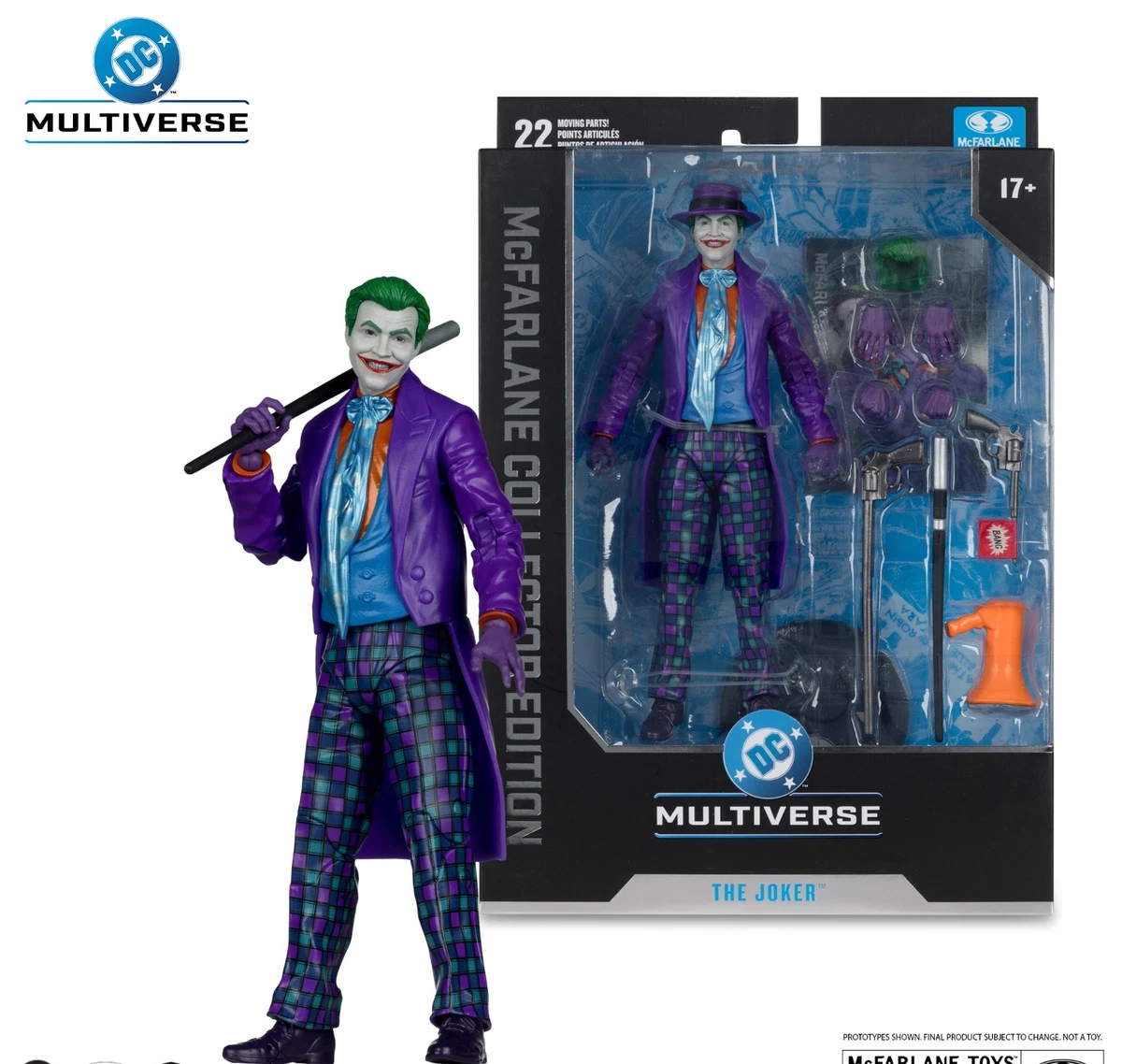 The Joker Batman 89 McFarlane Toys DC Multiverse Collector Edition
