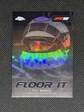 2025 Topps Chrome Formula 1 F1 NIGEL MANSELL Floor It Insert #FI-9