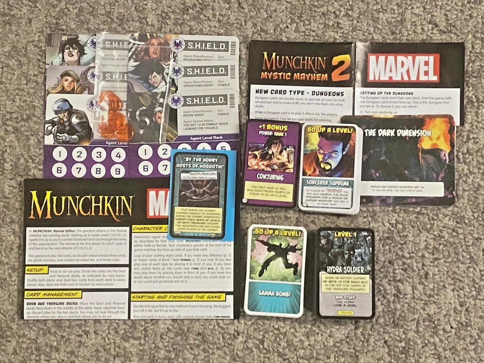 Munchkin Marvel + Munchkin Marvel 2: Mystic Mayhem2: Mystic Mayhem + Promo Card - Image 2 of 3
