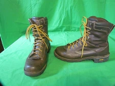 Danner Quarry Gore-Tex 8" Brown Leather Work Boots Mens Size 12 D Made in USA